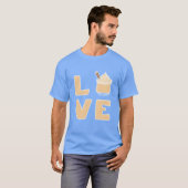 ヴィンテージなナッツエッグノッグが好き Tシャツ (正面フル)
