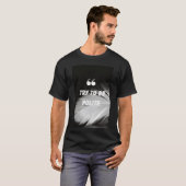 ヴィンテージなポライトクオートデザイン Tシャツ (正面フル)