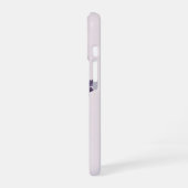 ヴィンテージなラベンダーのデザイン iPhone 16ケース (左側面)