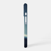 ヴィンテージな三日月が地平線に沈む iPhone 16ケース (左側面)