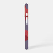 ヴィンテージな丸ごと赤玉ねぎのデザイン iPhone 16ケース (左側面)