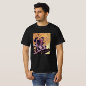 ヴィンテージな交通手段 ハンググライダー 航空機 Tシャツ (正面フル)