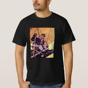 ヴィンテージな交通手段 ハンググライダー 航空機 Tシャツ