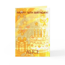 ヴィンテージな十代の誕生日（年齢を変更してね）