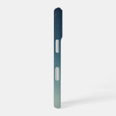 ヴィンテージな夜の景色と三日月 iPhone 16ケース (右側面)