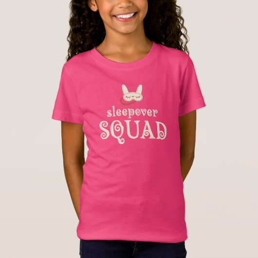 ヴィンテージな女子会 スリープオーバー 誕生日 Tシャツ (正面)