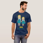ヴィンテージな姉妹愛 Tシャツ (正面フル)