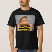 ヴィンテージな少年の引体向上、フィットネスとエクササイズ Tシャツ (正面)