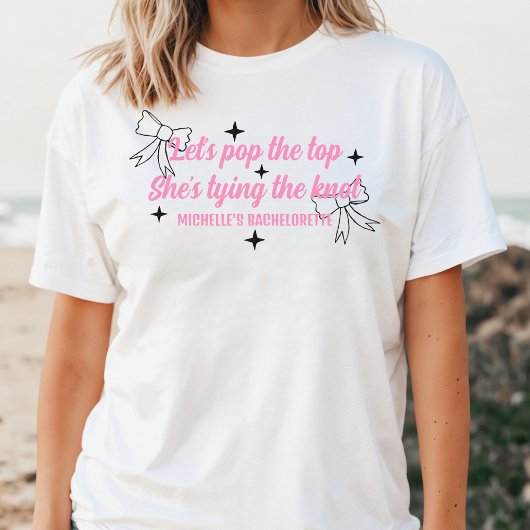 ヴィンテージな弓と星の花嫁の名前のバチェロレッテパーティー トライブレンドＴシャツ