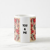 ヴィンテージな恋愛 コーヒーマグカップ (中央)