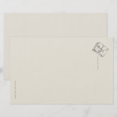 ヴィンテージな摂政時代ロマンスにインスパイアされた書簡 便箋 (正面/裏面)