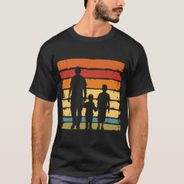 ヴィンテージな父と二人の息子 Tシャツ