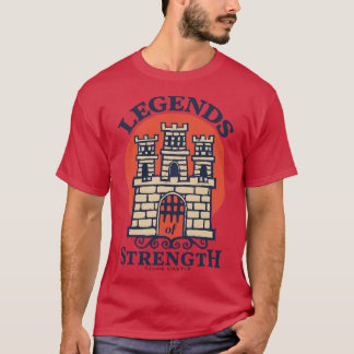 ヴィンテージな石造りの城 Tシャツ