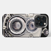 ヴィンテージな美しいカメラ iPhoneケース (裏面横)