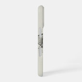 ヴィンテージな街の排水溝カバー iPhone 16ケース (右側面)