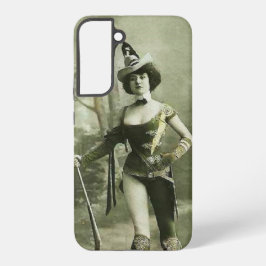 ヴィンテージな衣装の女性 SAMSUNG GALAXY S22+ケース