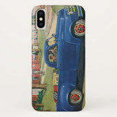 ヴィンテージな輸送手段、クラシックブルートラック Case-Mate iPhoneケース (裏面)