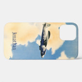 ヴィンテージな輸送機 アルバトロス飛行機 Case-Mate iPhoneケース (裏面 (横))