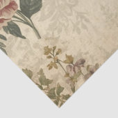 ヴィンテージな野の花のデコパージュ・ティシュペーパー 薄葉紙 (詳細)