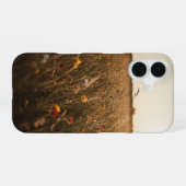 ヴィンテージな野の花の草原 iPhone 16ケース (裏面横)