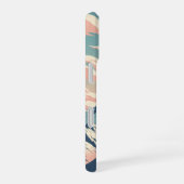 ヴィンテージな雪に覆われた山々 iPhone 16ケース (右側面)