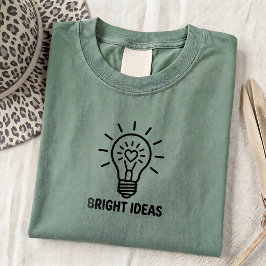 ヴィンテージな電球のアイデア引用符ユニセックスグラフィックTシャツ Tシャツ