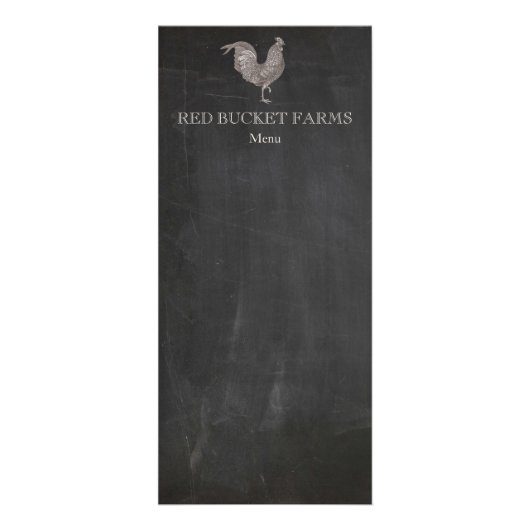 ヴィンテージな鶏の農場 ラックカード (正面)