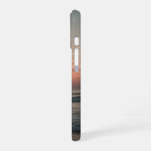 ヴィンテージな黄昏時のオーシャンホライズン iPhone 16ケース (左側面)
