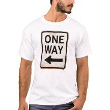 ヴィンテージなONE WAY錆びたストリートサイン