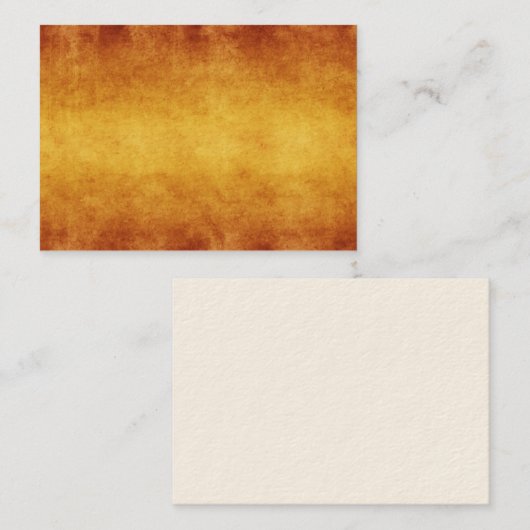 ヴィンテージによって老化させるこはく色の燃やされたアンバーの硫酸紙 名刺 (正面/裏面)