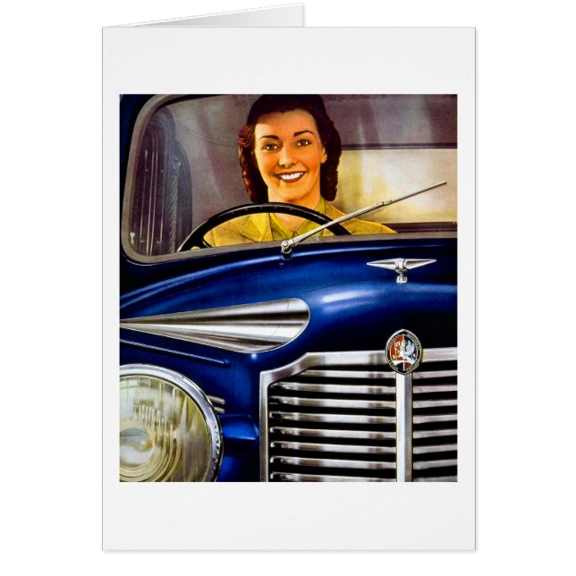 ヴィンテージによってVauxhallは広告が自動車に乗ります (正面)