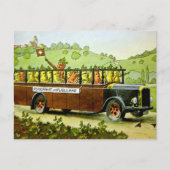 ヴィンテージにんじんバス葉書 ポストカード (正面)