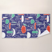 ヴィンテージにキノコ違うを入れる。秋v バスタオル (バスタオル)