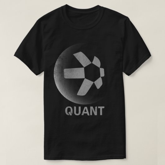 ヴィンテージにムーンクァンQNT暗号コインhodl Tシャツ (デザイン正面)