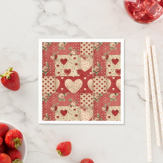 ヴィンテージに汚い スタンダードカクテルナプキン (インサイチュ)