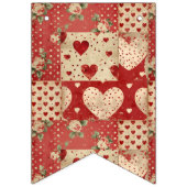 ヴィンテージに汚い バンティングフラッグ (第3の旗)