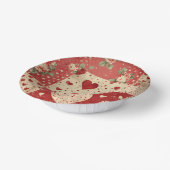 ヴィンテージに汚い ペーパーボウル (傾斜あり)