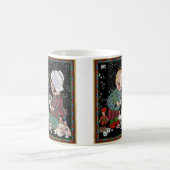 ヴィンテージに茶のふりをするパーティー コーヒーマグカップ (中央)