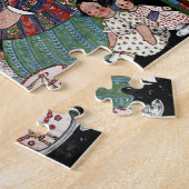 ヴィンテージに茶のふりをするパーティー ジグソーパズル (側面)