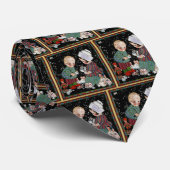 ヴィンテージに茶のふりをするパーティー ネクタイ (ロール)