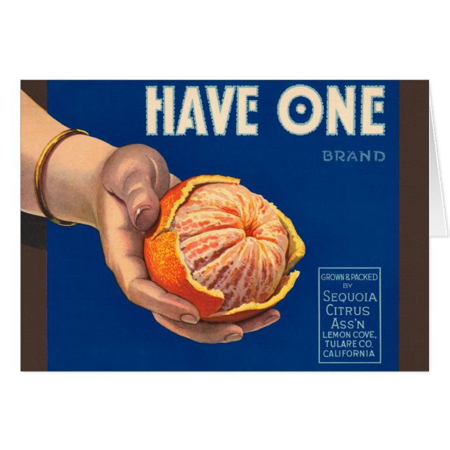 ヴィンテージに1つのブランドのセコイア広告があります (正面横)