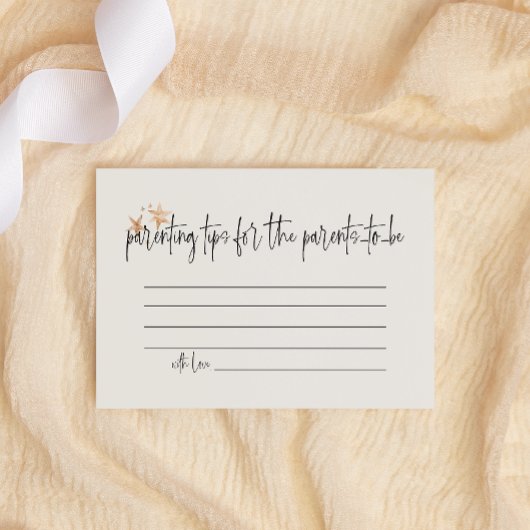 ヴィンテージぬいぐるみ赤ちゃんシャワー育児のヒント ノートカード