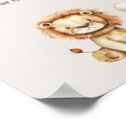 ヴィンテージぬれ肉赤ちゃんシャワーおむつラッフル ポスター (角)