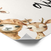 ヴィンテージぬれ肉赤ちゃんシャワーカードギフト ポスター (角)