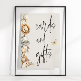 ヴィンテージぬれ肉赤ちゃんシャワーカードギフト ポスター