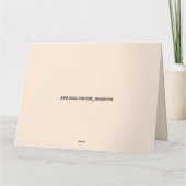 ヴィンテージねずみクリスマス ルイスウェイン グリーティングカード (裏面)