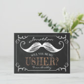 ヴィンテージのあなたは私の介添人になってくれる？ | 介添人 招待状 (スタンド正面)