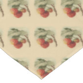 ヴィンテージのいちごパターン テーブルクロス (アングル)