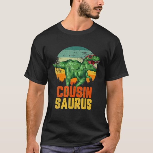 ヴィンテージのいとこの恐竜Tレックス Tシャツ (正面)
