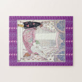 ヴィンテージのおとぎ話の王子様の水彩画 ジグソーパズル (横)